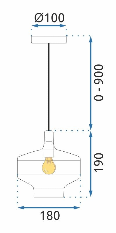 Lampa Wisząca APP1121-1CP  7