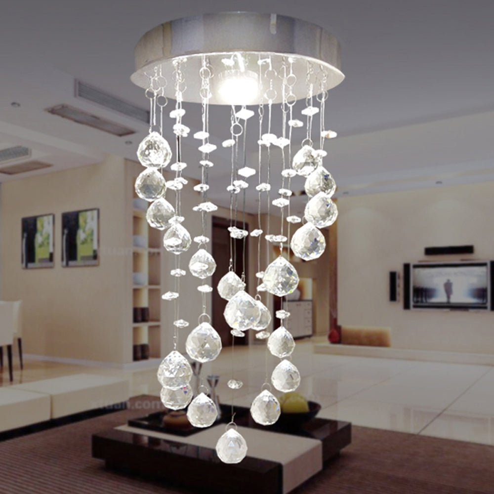 Lampa Kryształowa Plafon APP785-1C  2