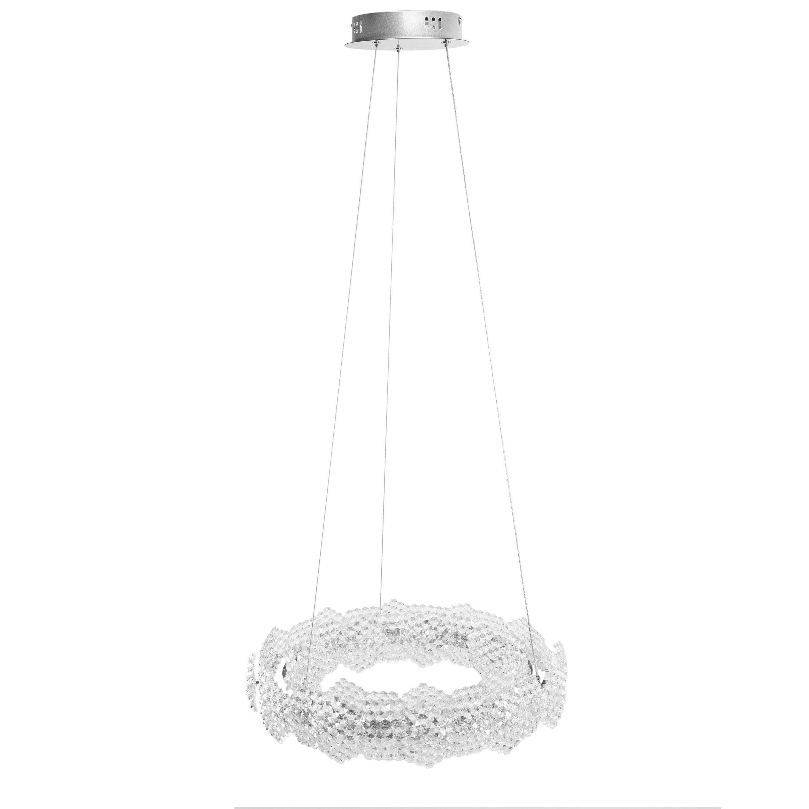 Lampa Wisząca Led Ms016-cp Chrom 47cm  2