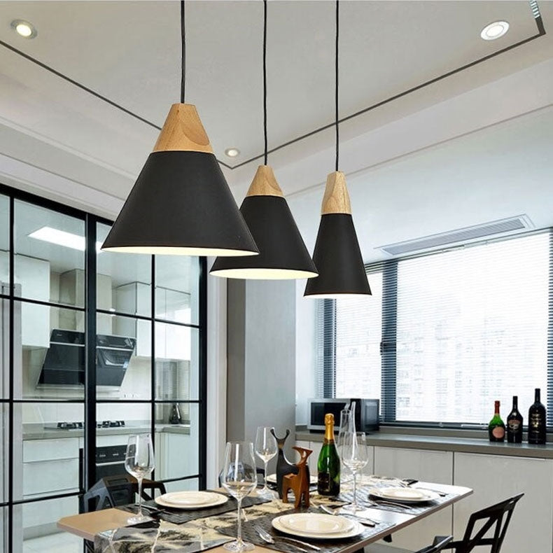 Lampa Sufitowa Wisząca Scandi A Czarna  2