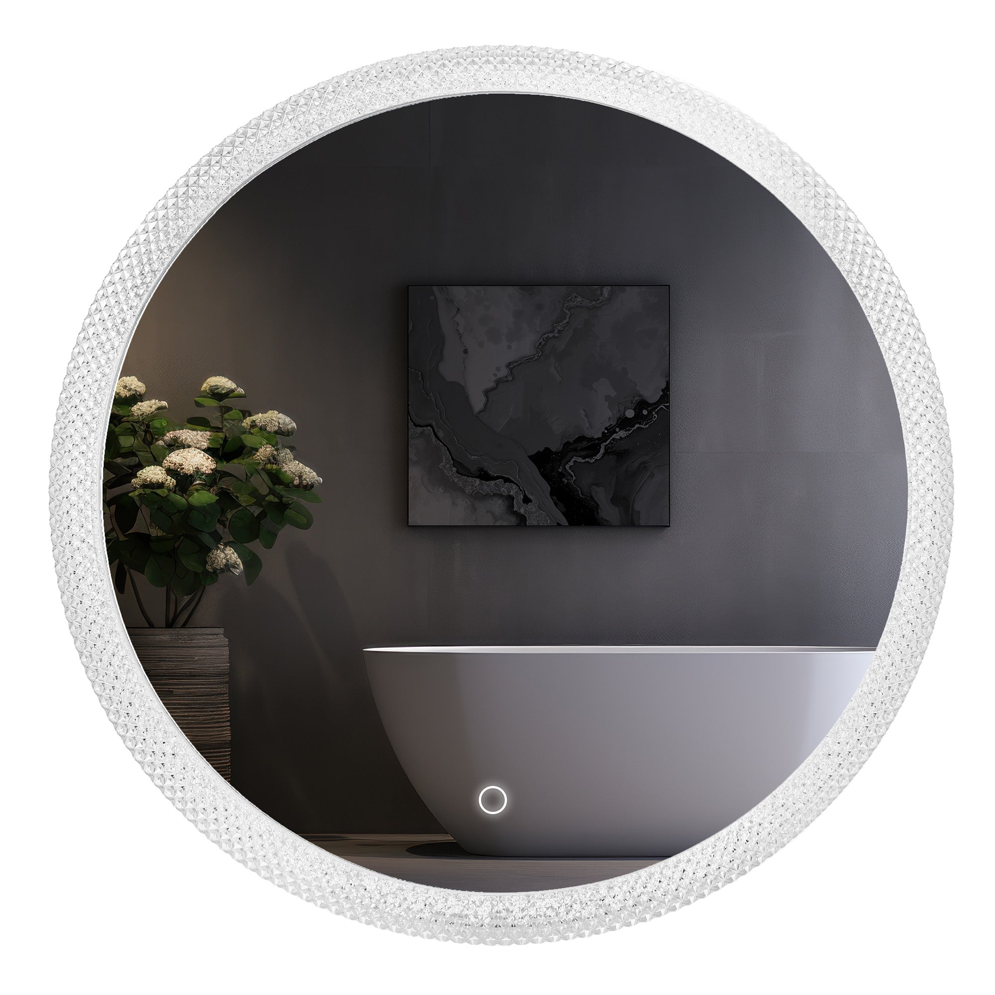 Lustro Ścienne Led 60cm Yh-3563  1