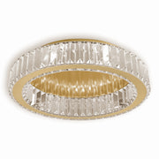 Lampa Kryształowa Plafon App1722-c 50cm Złota Szczotkowana  1