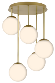 Lampa Sufitowa Wisząca APP1818-5CPR Gold  1