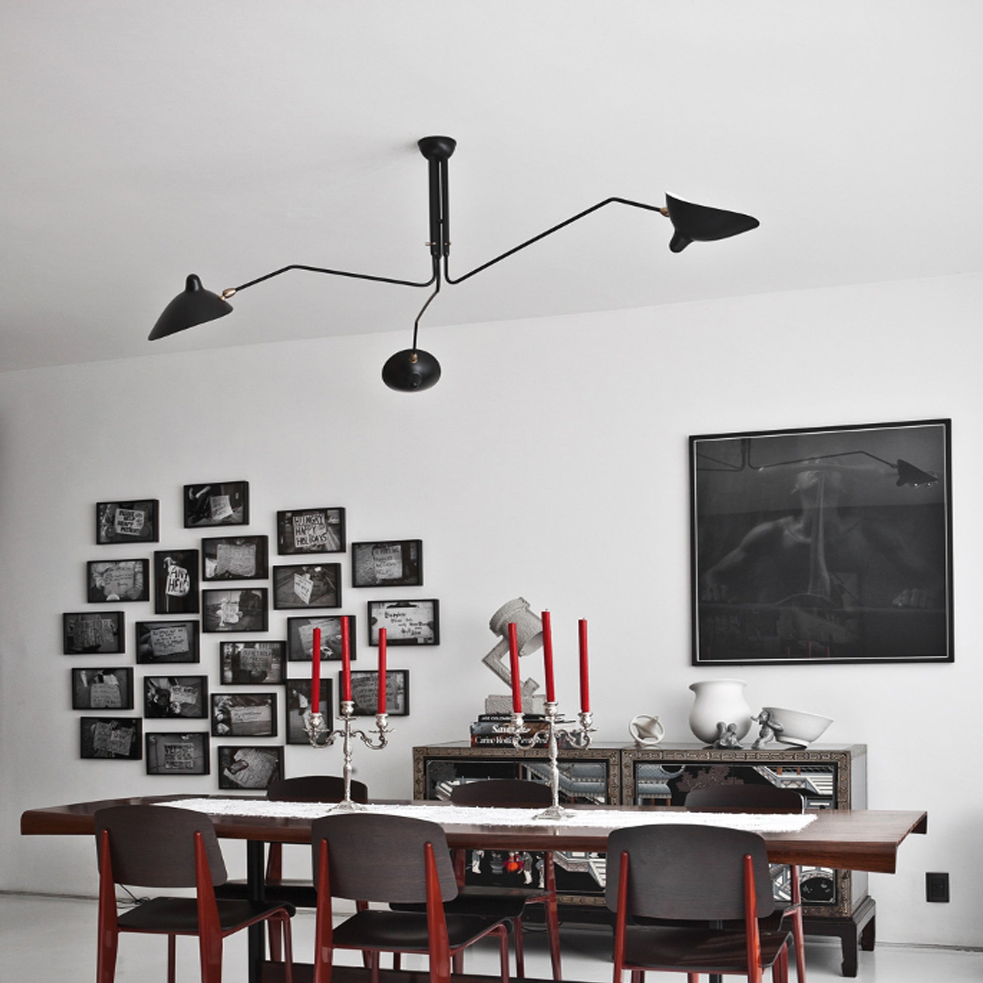 Lampa Sufitowa 3 Ramienna APP569-3C Czarna  9