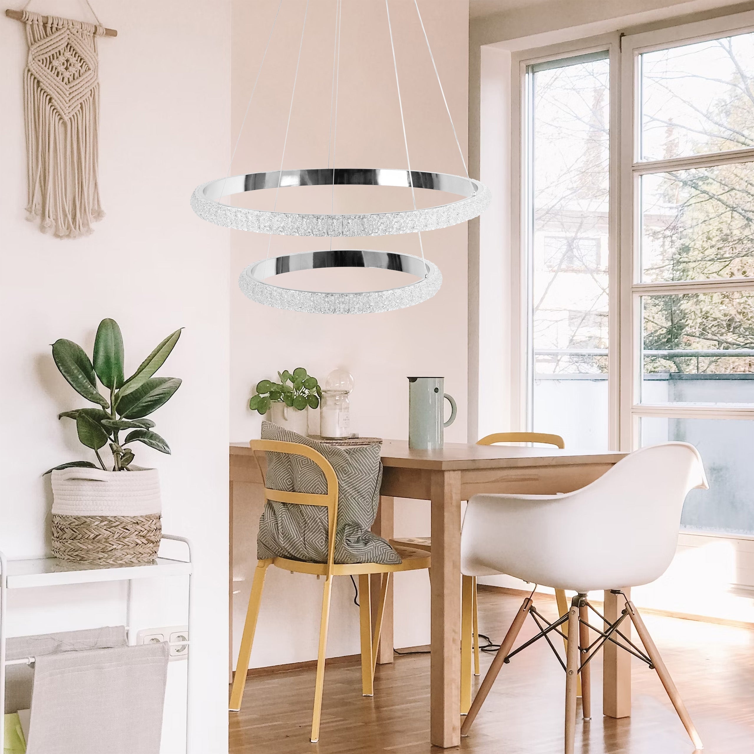 Lampa Wisząca Led G046-2cp Chrome  5