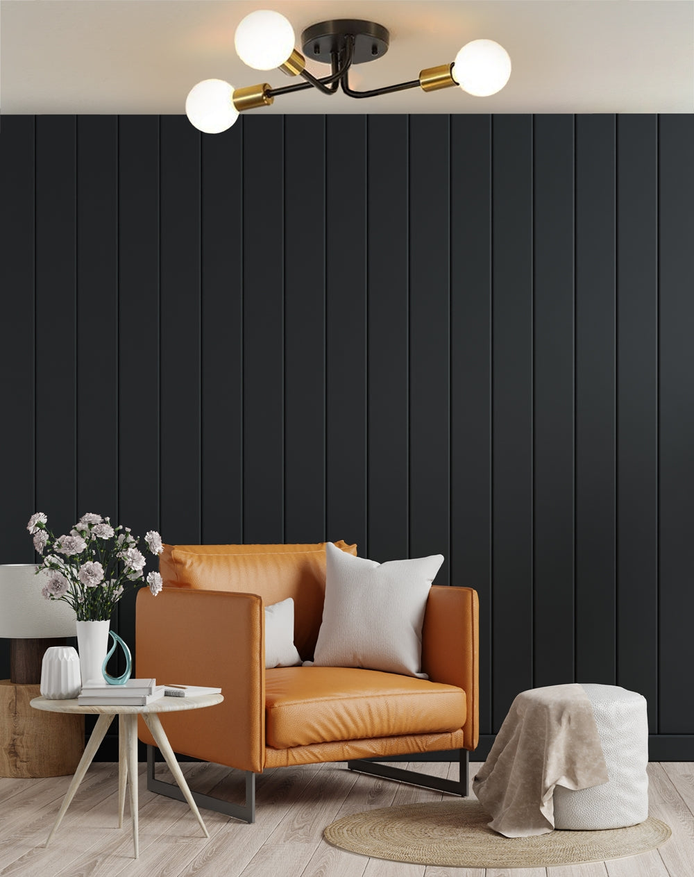 Lampa Wisząca APP1117-3C Czarno Złota  4