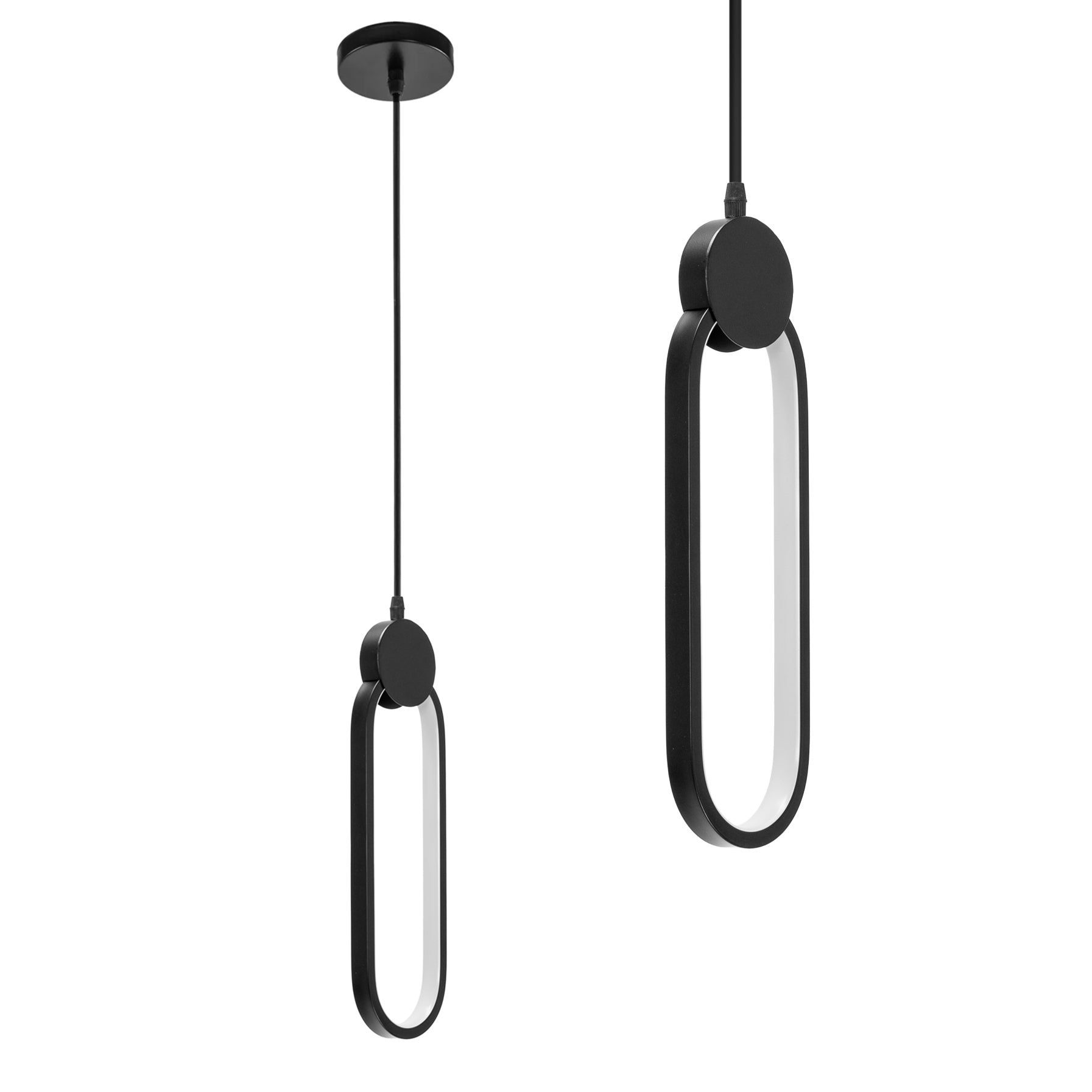 Lampa Sufitowa Wisząca Led App851-cp Czarna  1