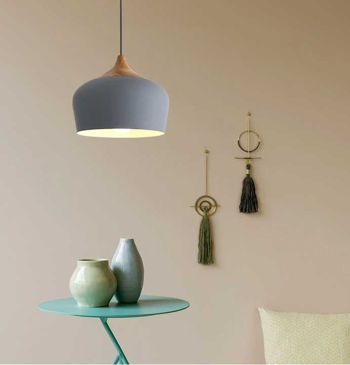 Lampa Sufitowa Wisząca Pojedyncza Bari Biała  5