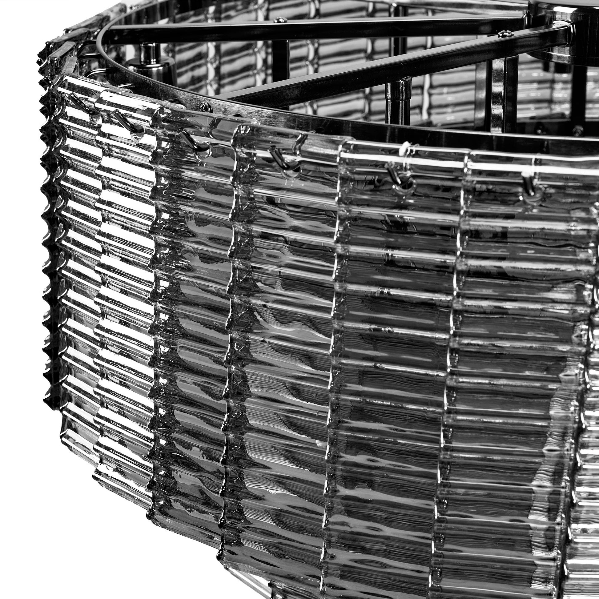 Lampa Sufitowa Wisząca APP1678-8CP Szara  3