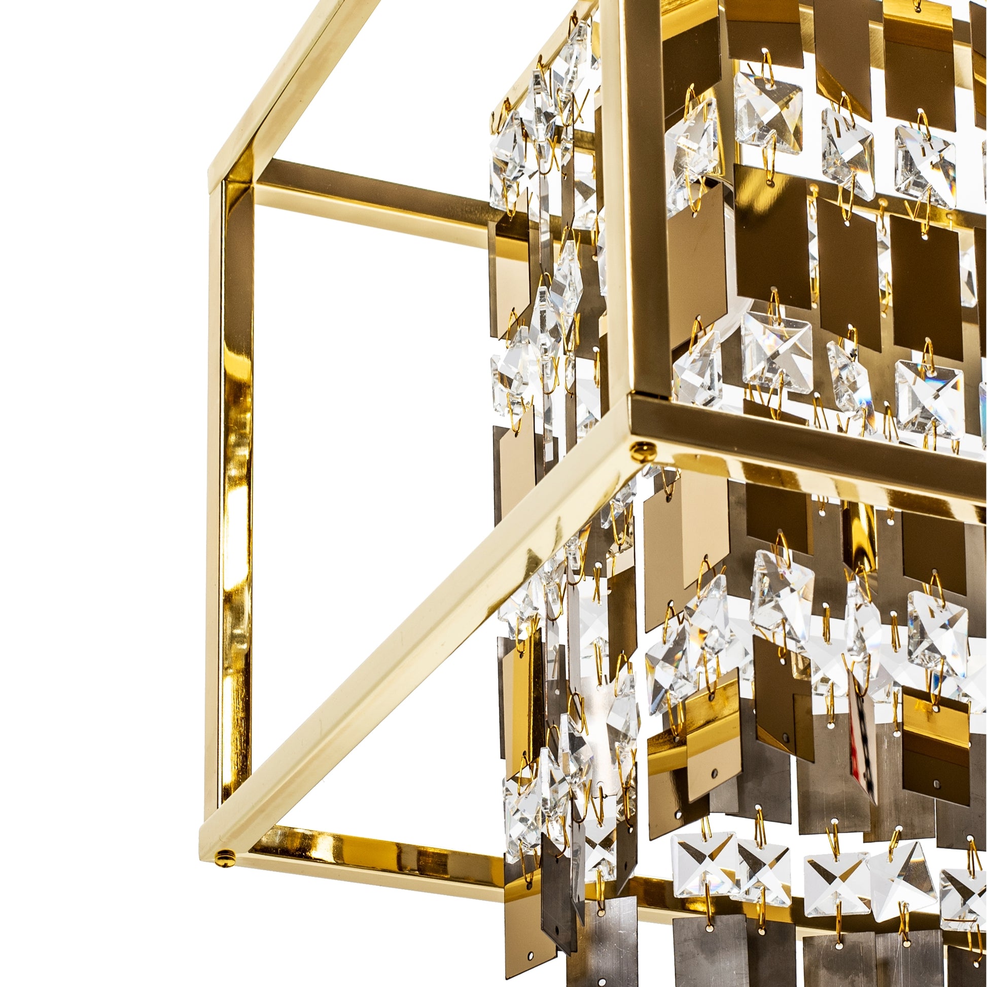 Lampa Kryształowa Wisząca APP1113-4CP Złota  2