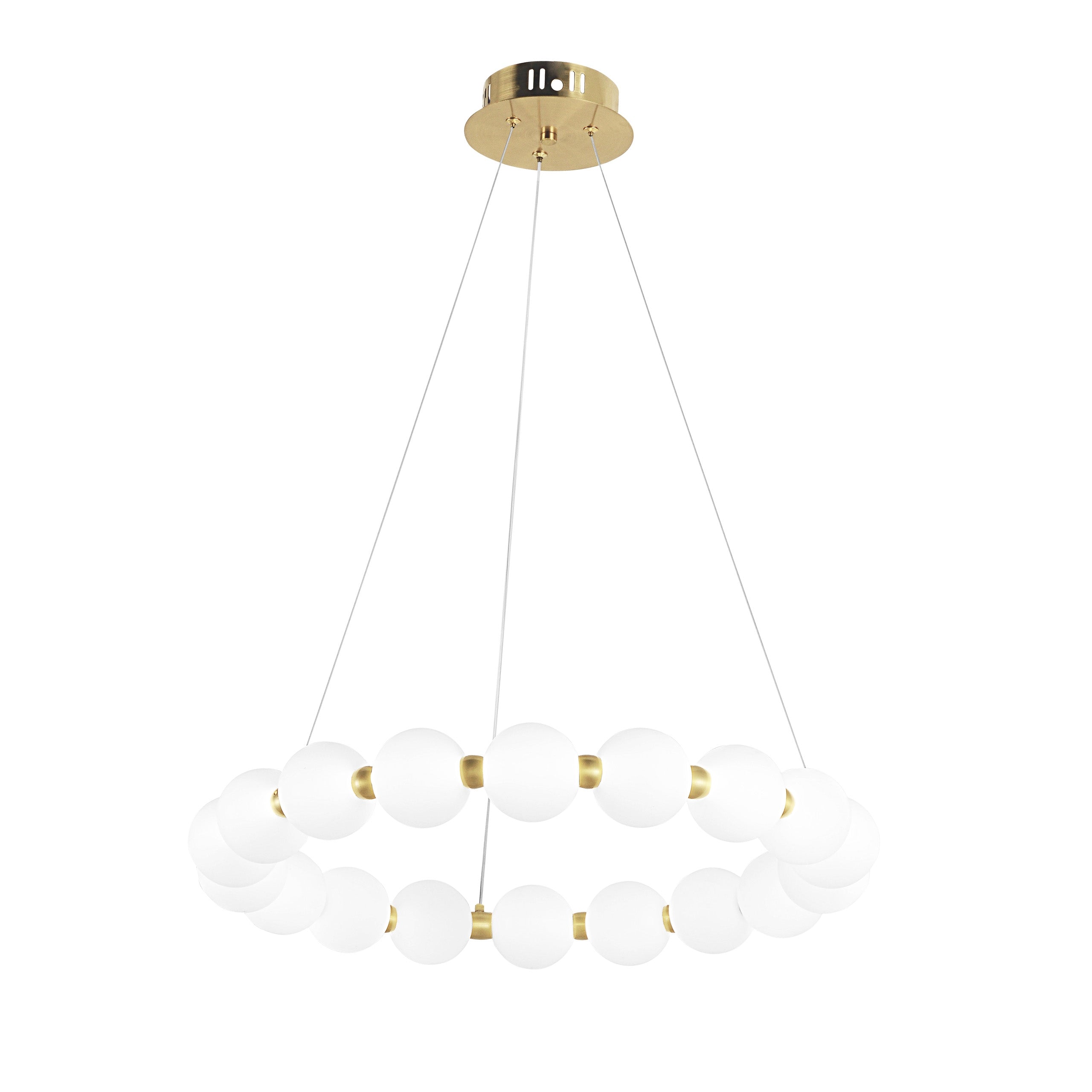 Lampa Wisząca Led G025-cp Złota  1