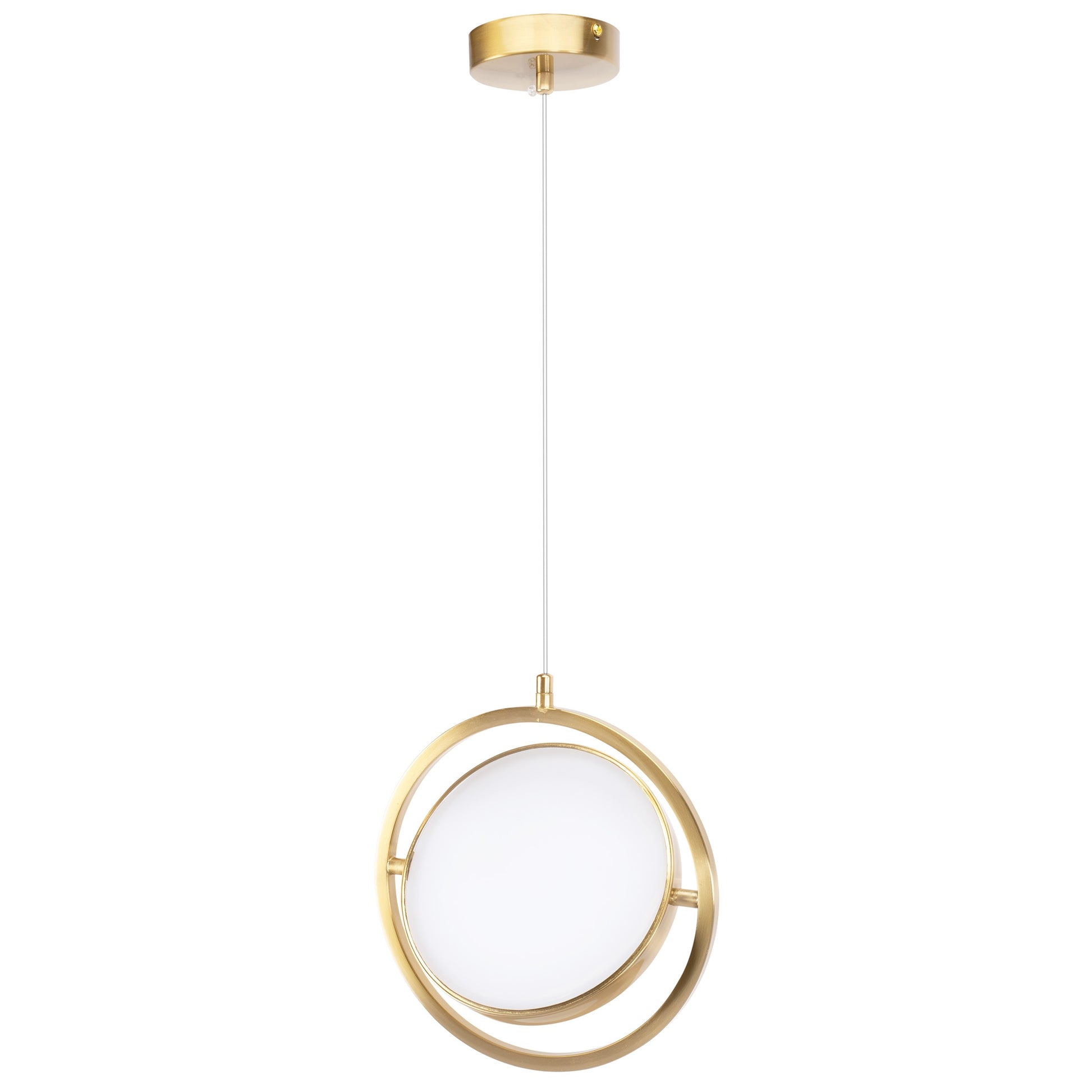 Lampa Wisząca Led App1791-cp Złota Szczotkowana  3