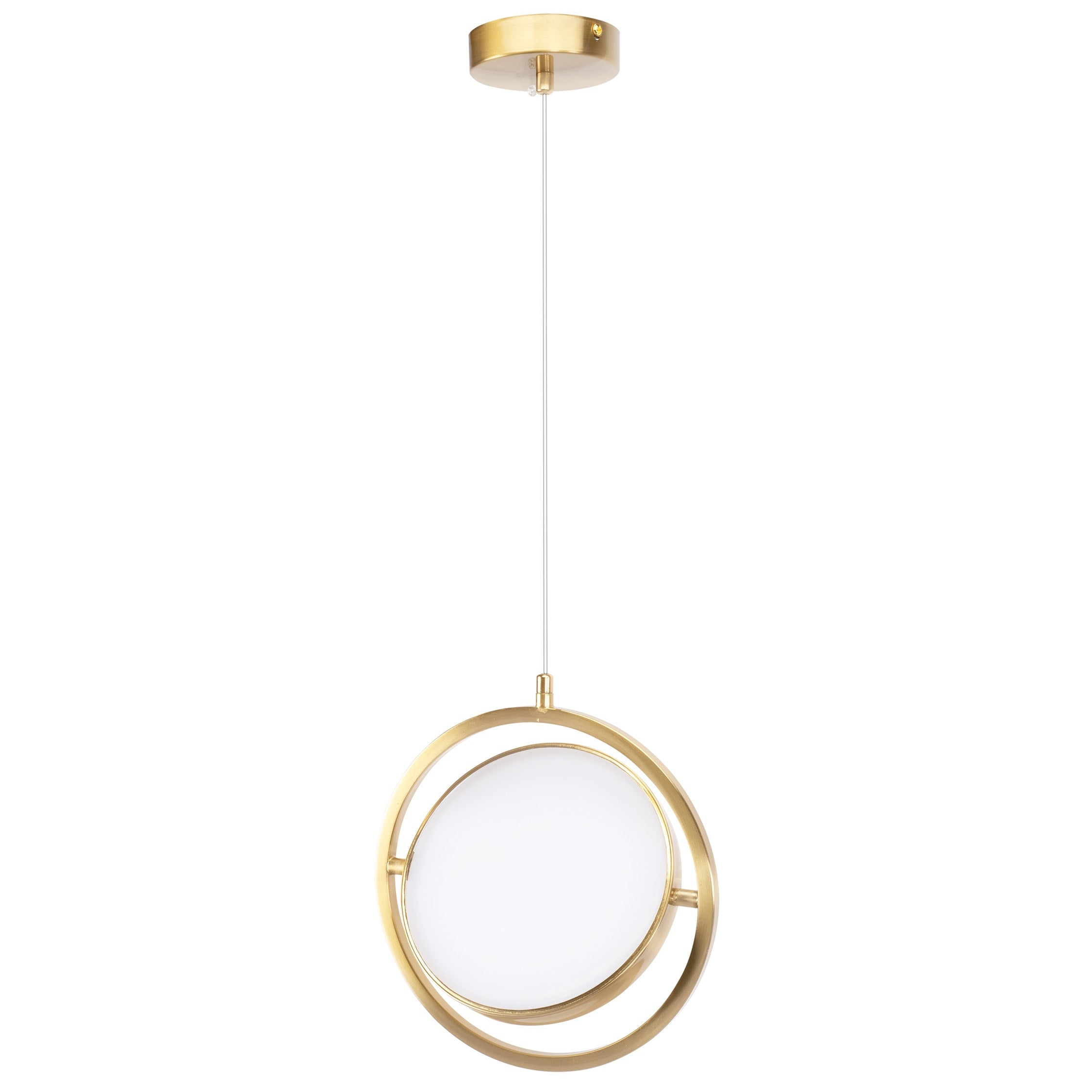 Lampa Wisząca Led App1791-cp Złota Szczotkowana  3