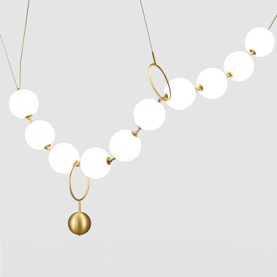 Lampa Sufitowa Wisząca Led APP1444-10CP Złota  7