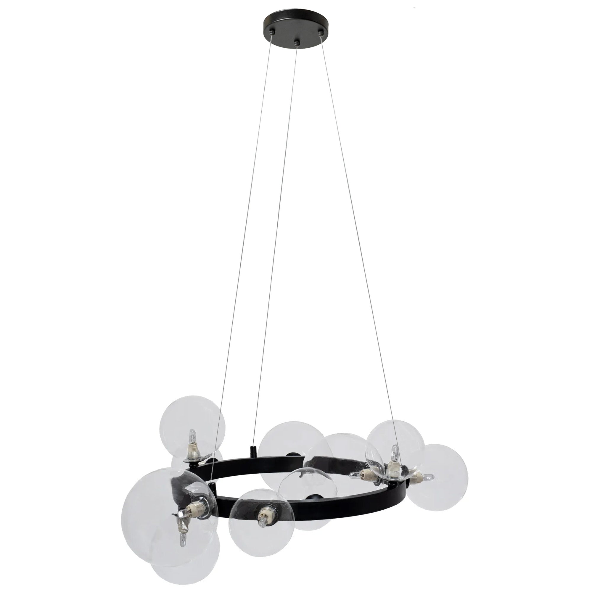 Lampa Wisząca APP1159-10CP Czarna  5