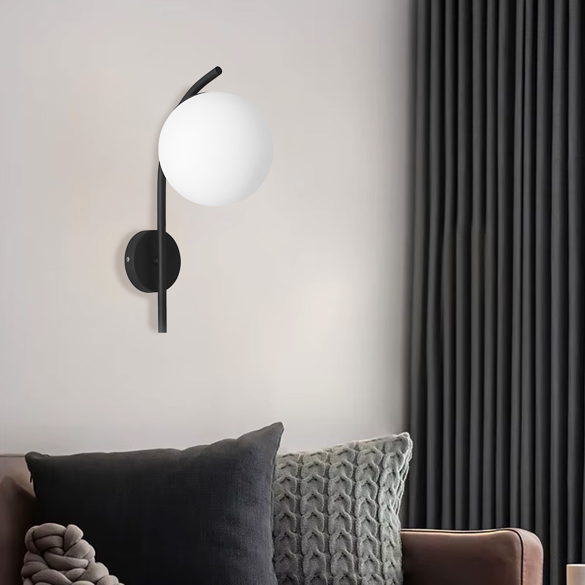 Kinkiet G103-1w Czarny  2