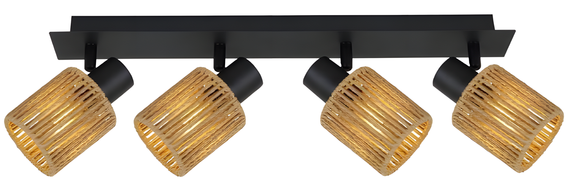 Lampa Sufitowa Wisząca APP1825-4W Nature Black  1