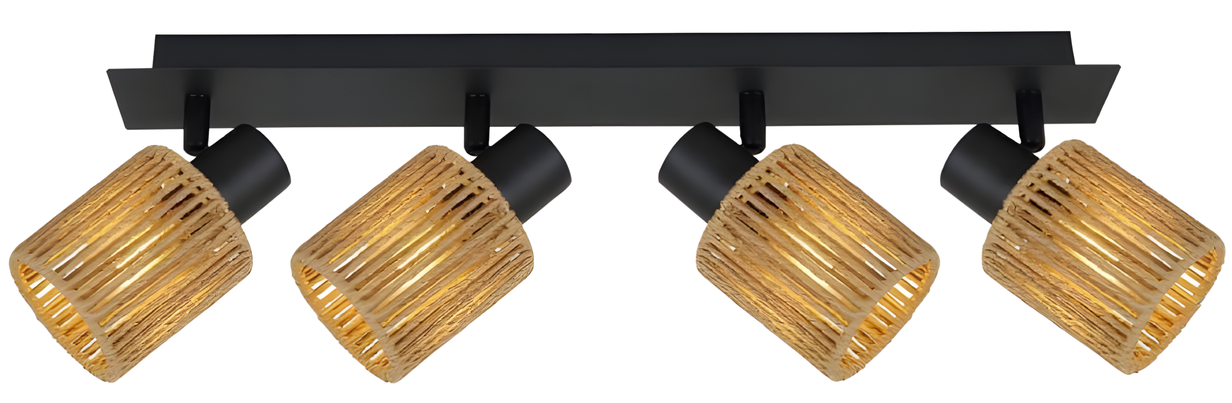 Lampa Sufitowa Wisząca APP1825-4W Nature Black  1