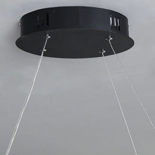 Lampa Sufitowa Nowoczesna Led + Pilot App823-cp Czarna  6