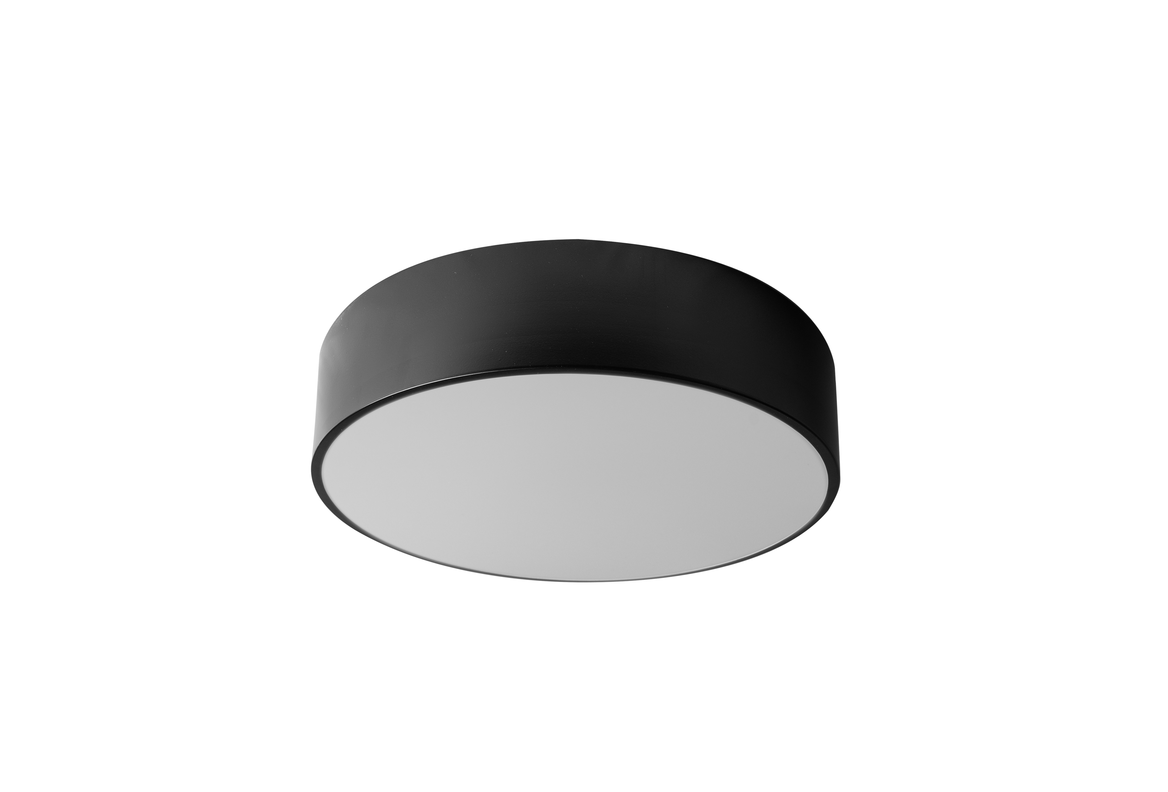 Lampa Plafon 30cm Okrągła Sufitowa APP640-3C Czarna  2