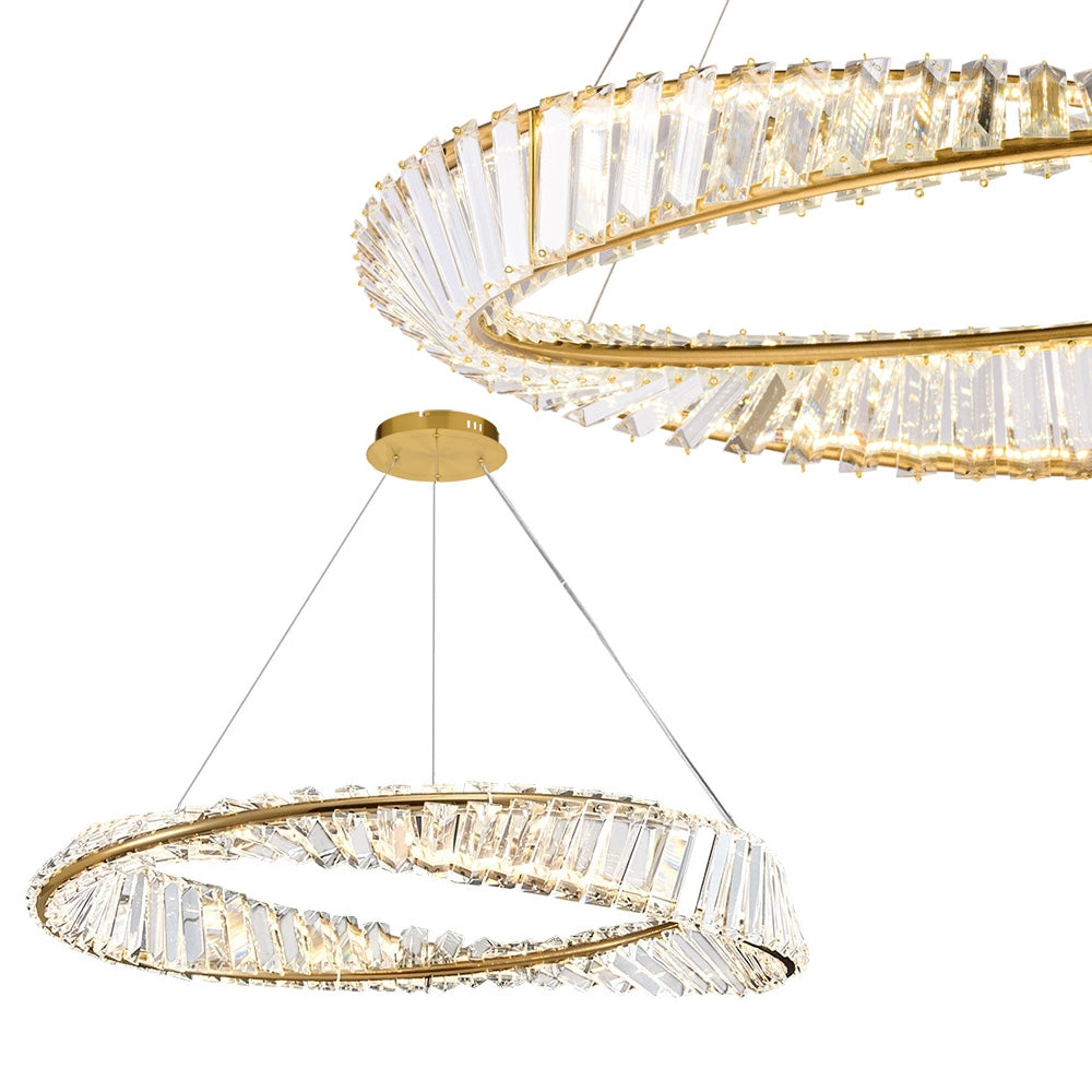 Kryształowa Lampa Sufitowa Led App1201-cp  1