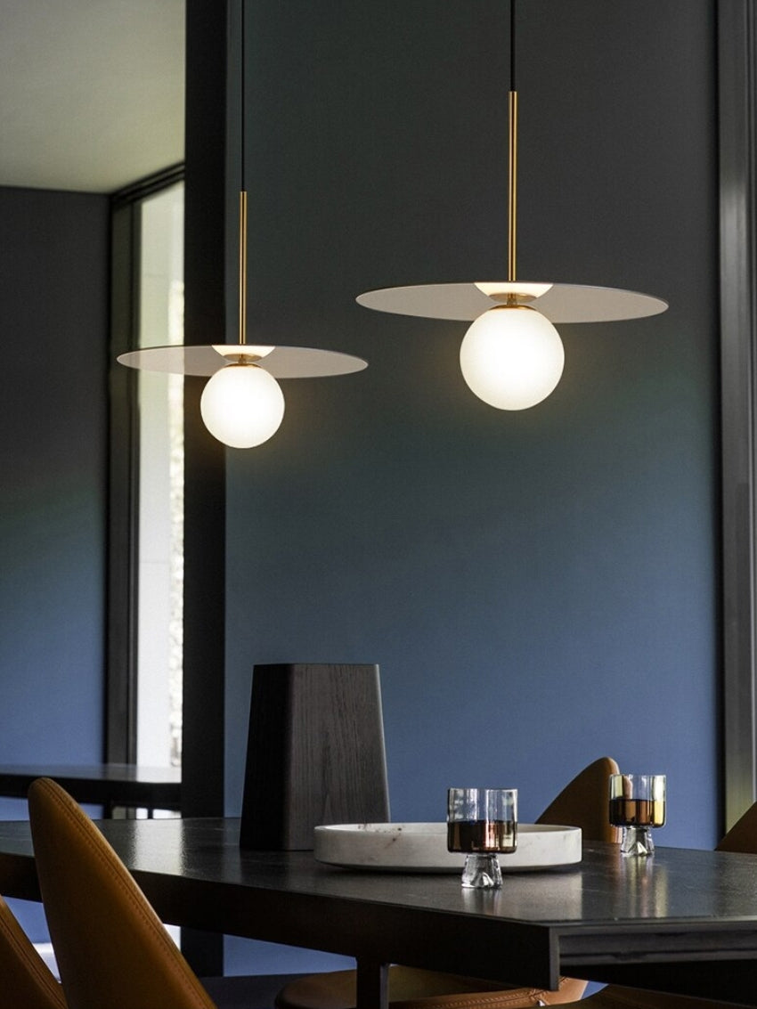 Lampa Wisząca Klosz 10cm APP939-1CP Złota  2