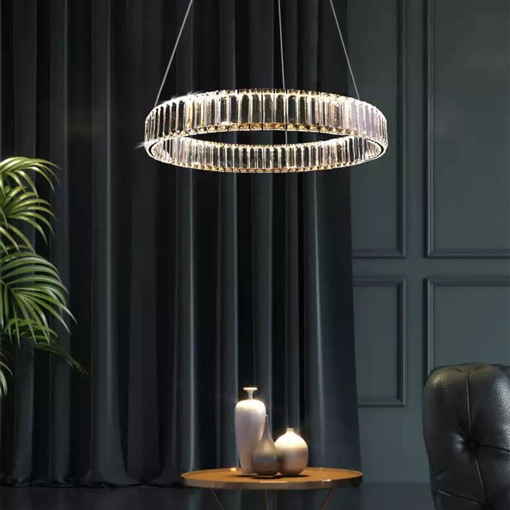 Kryształowa Lampa Sufitowa Led App982-cp  3