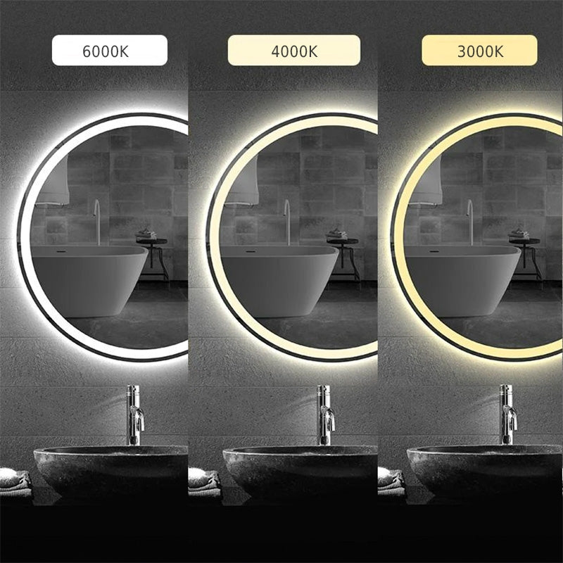 Lustro Ścienne Led 50cm Bas  4