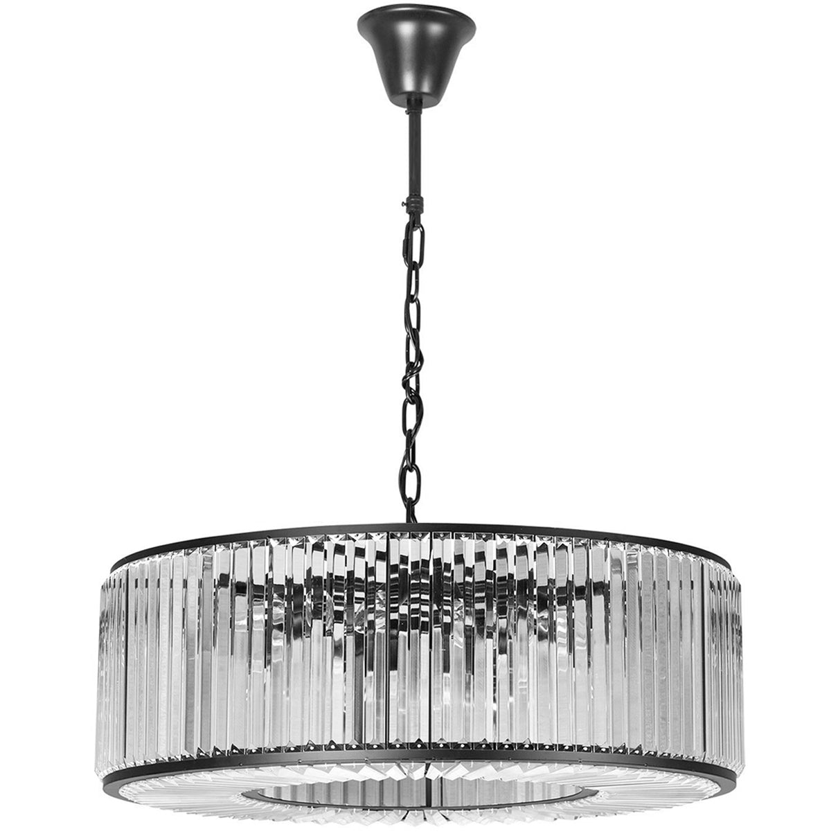 Lampa Kryształowa Wisząca APP1651-6CP Black  1