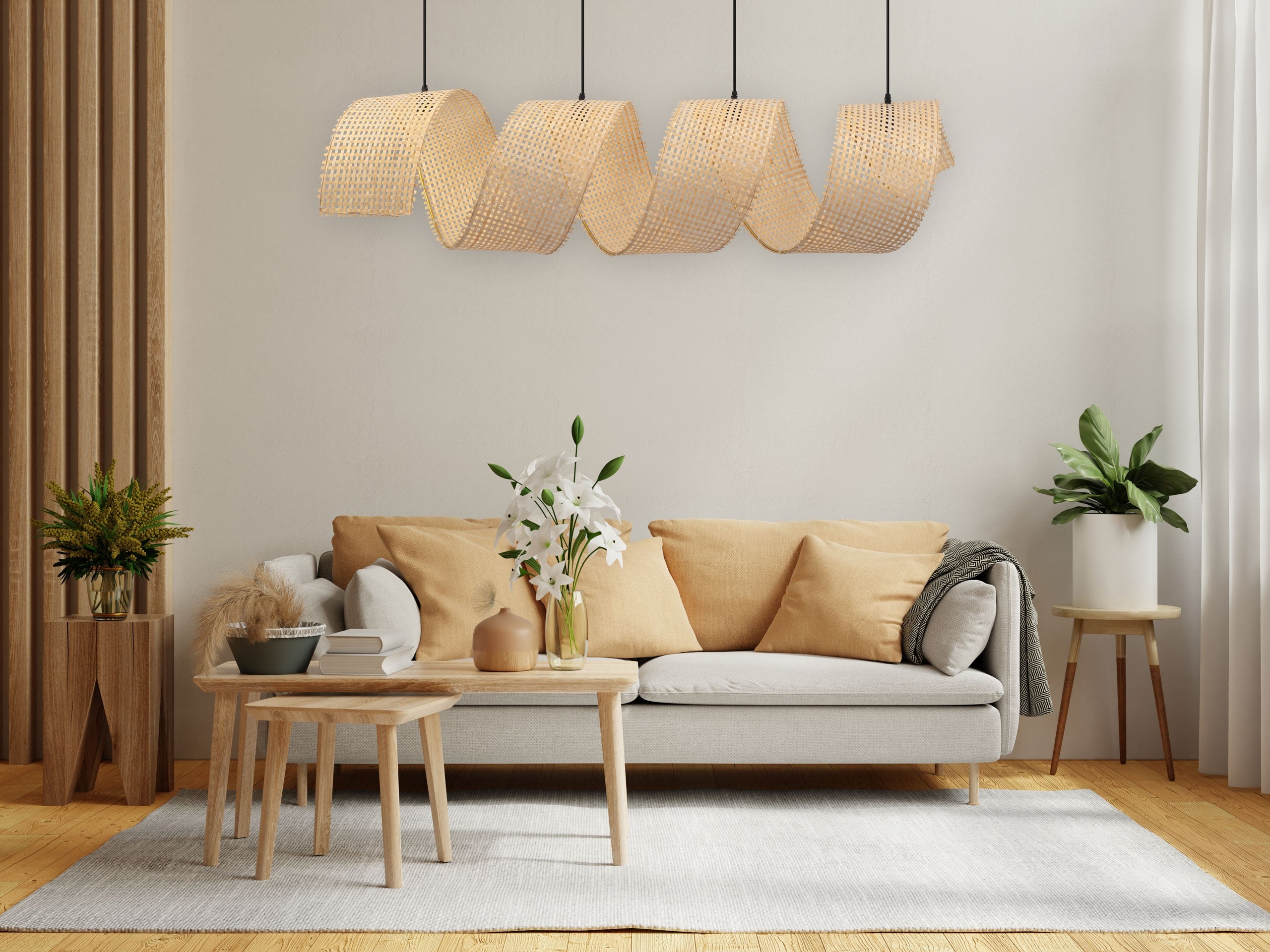 Lampa Sufitowa Wisząca Boho APP1643-1CP  2