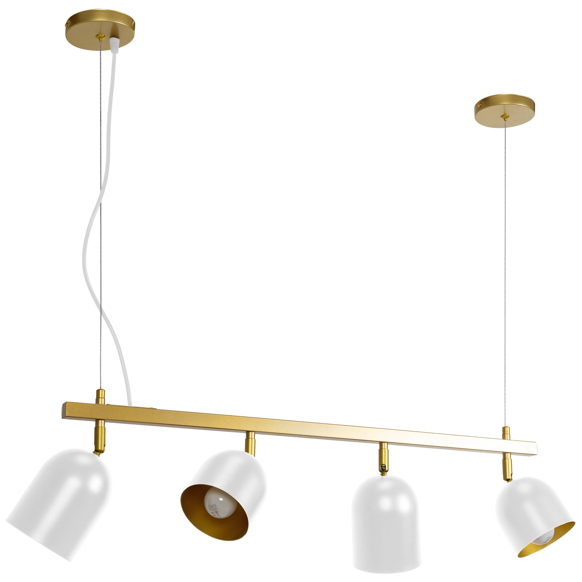 Lampa Wisząca APP1030-4CP Biała  2