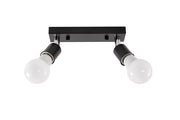 Lampa Sufitowa Reflektor Plafon APP696-2C Czarna  1