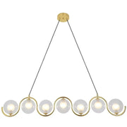 Lampa Sufitowa Wisząca APP1441-7CP Złota  1