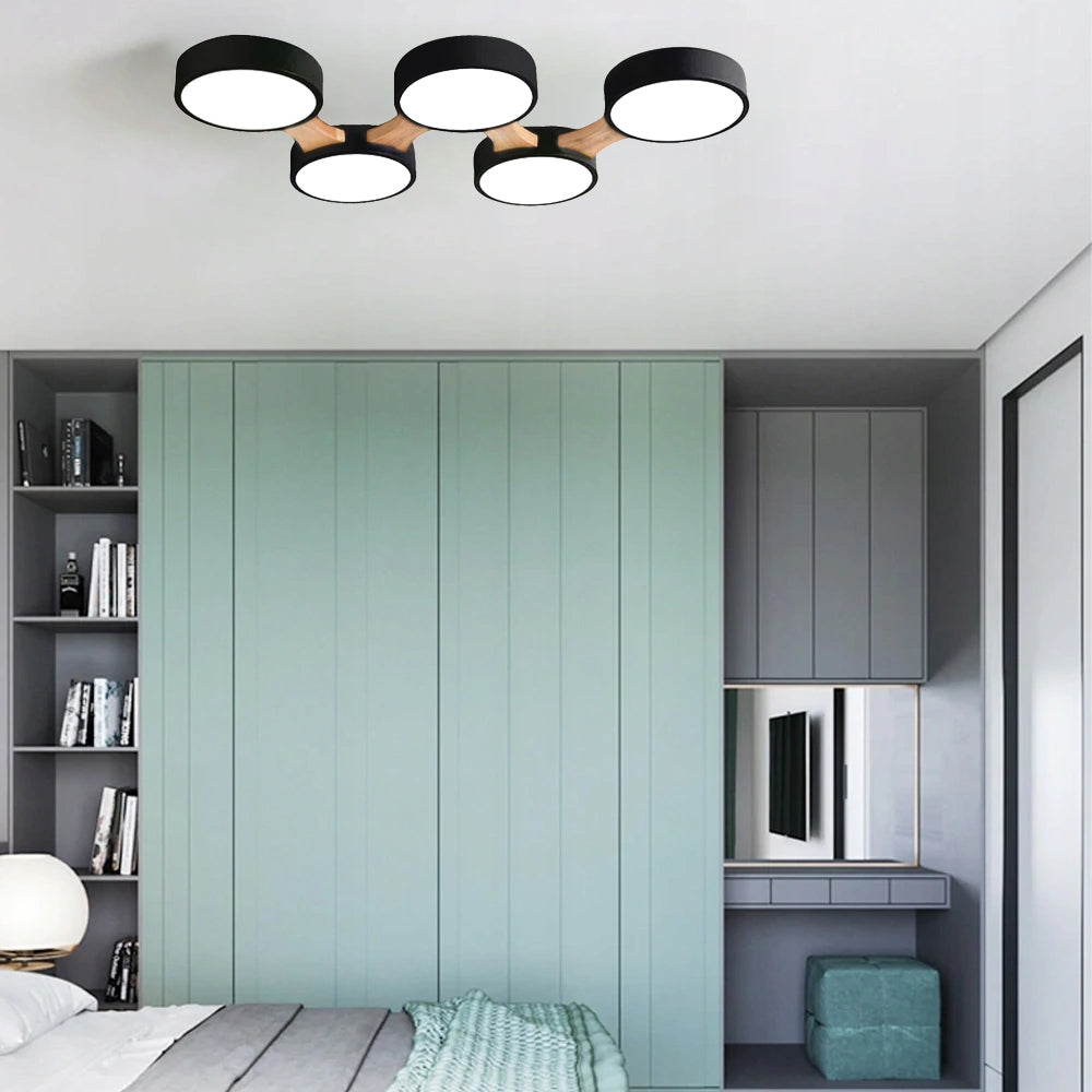 Lampa Sufitowa APP526-5C Czarna  8