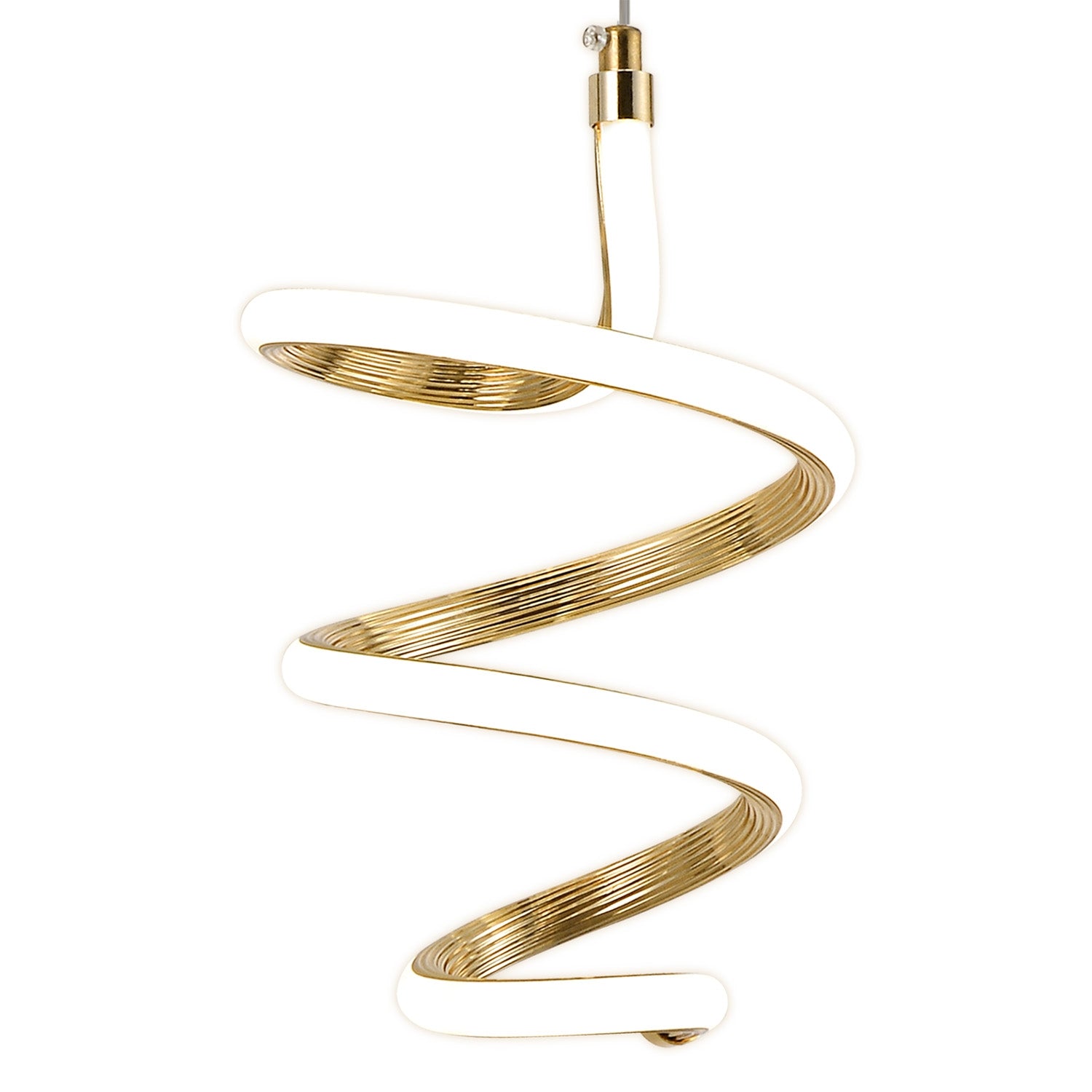 Lampa Wisząca Led G075-3cpr Złota  4