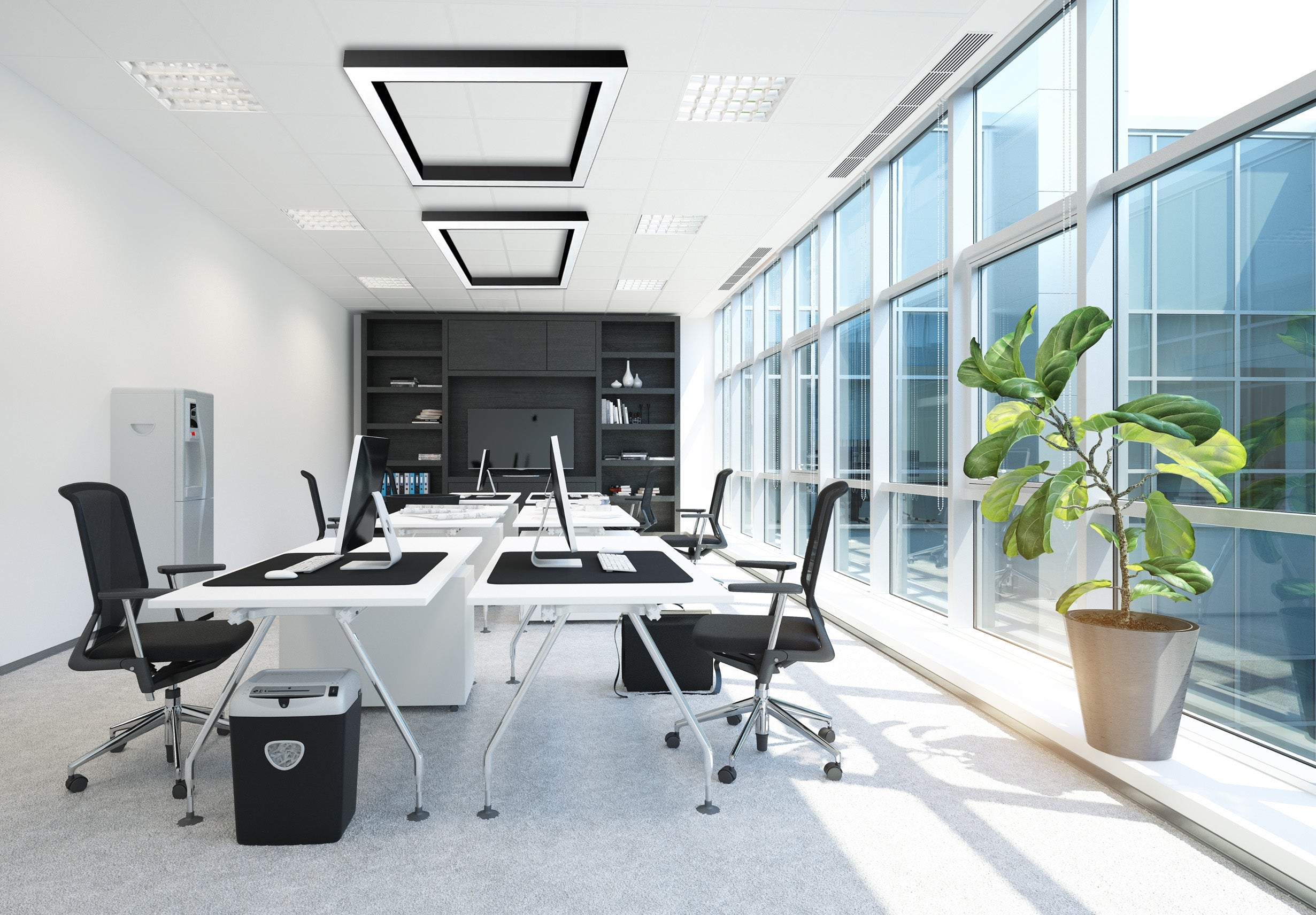 Lampa Sufitowa Plafon App1284-c Czarna  5