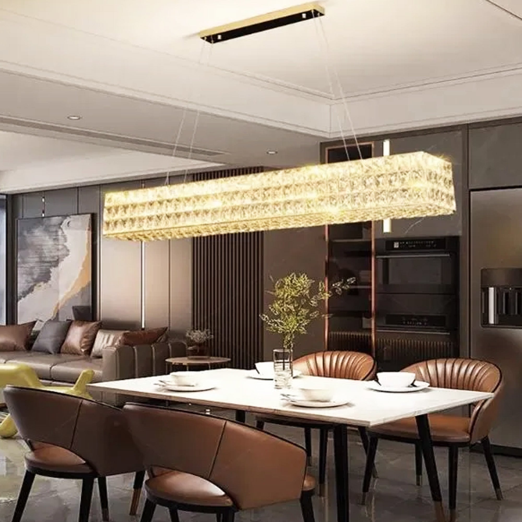 Lampa Sufitowa Wisząca Led App1566-cp Gold  2