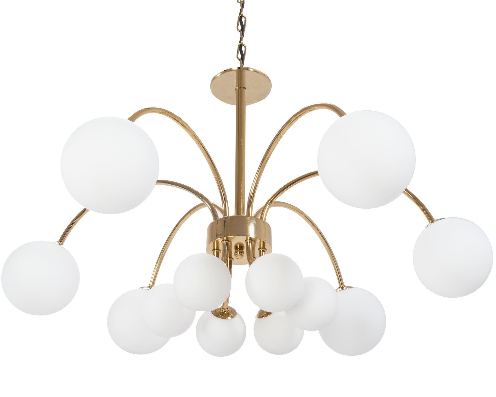 Lampa Sufitowa Glamour APP962-12CP Złota  2