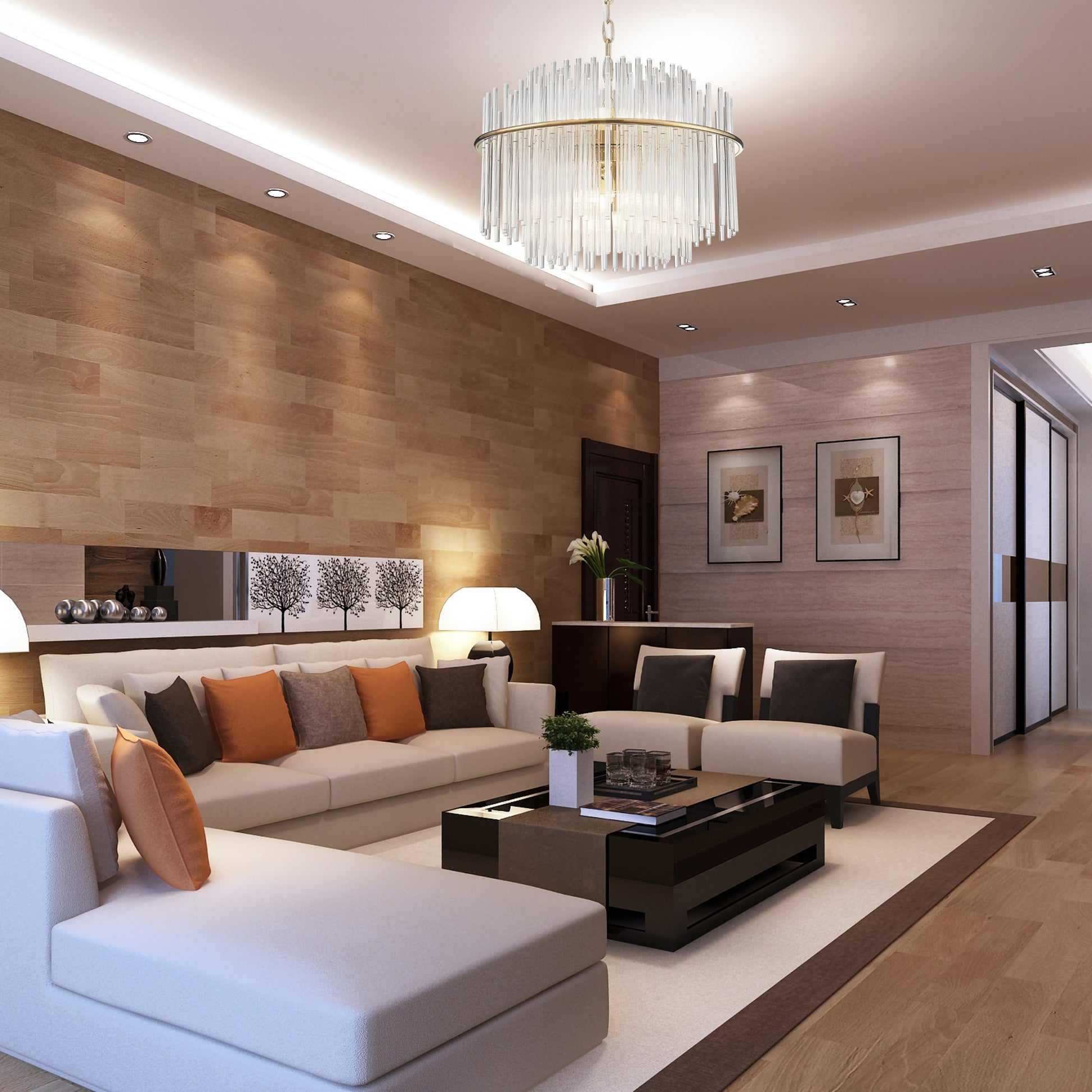 Lampa Kryształowa Wisząca APP1653-6CP  8