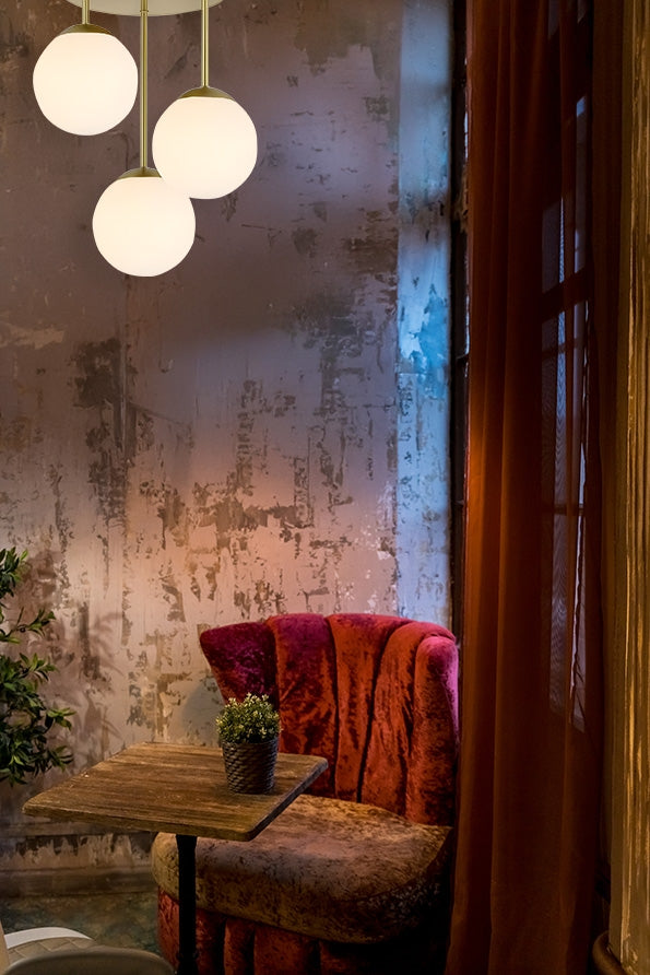 Lampa Sufitowa Wisząca APP1817-3CPR Gold  2