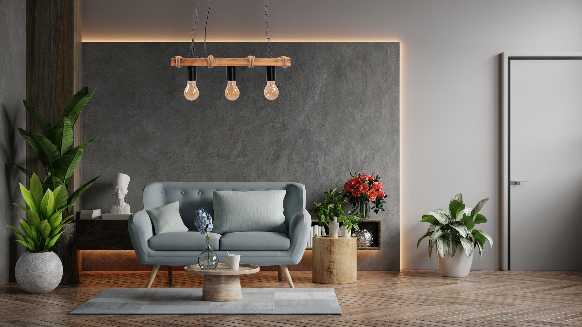Lampa Sufitowa Wisząca Boho Line APP1319-3CP  3