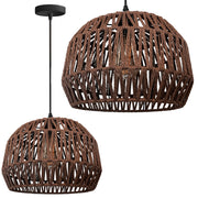 Lampa Wisząca Boho APP1292-1CP Brązowa  1