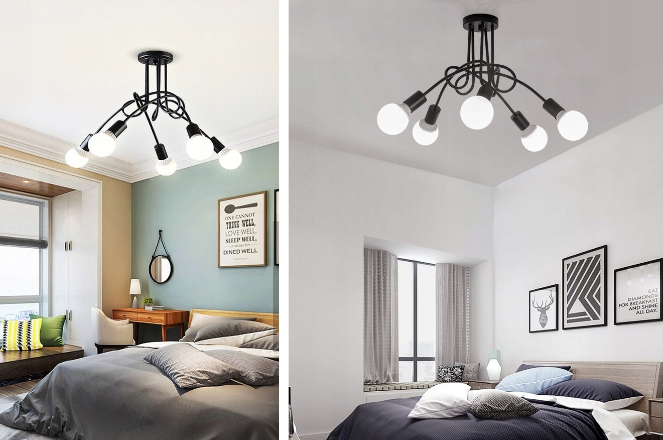 Lampa Paradise 5 392252 Czarna  2