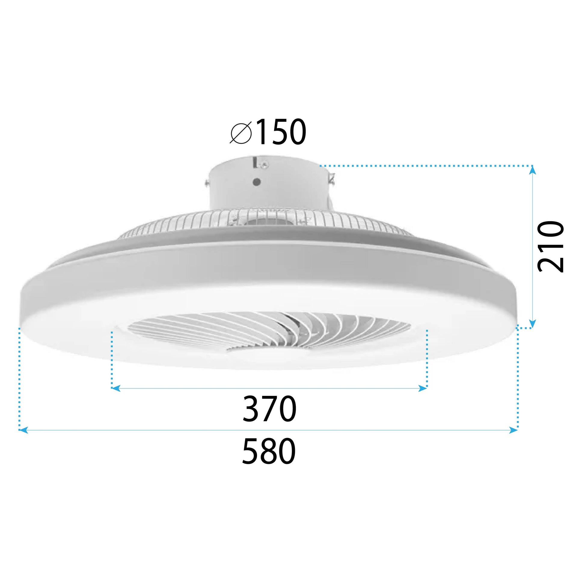 Lampa Z Wiatrakiem App1551-c White  10