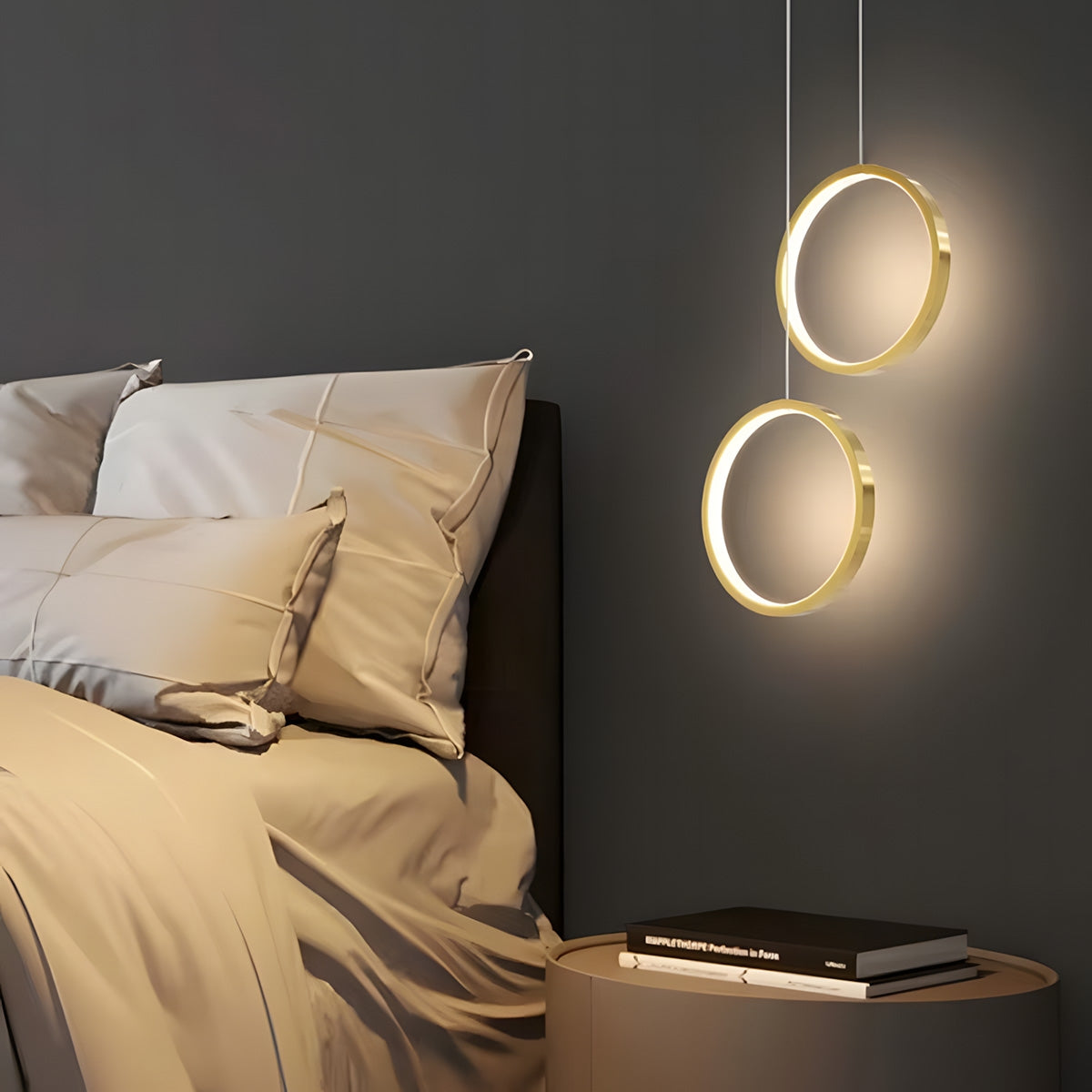 Lampa Wisząca Led G112-cp Złota  2