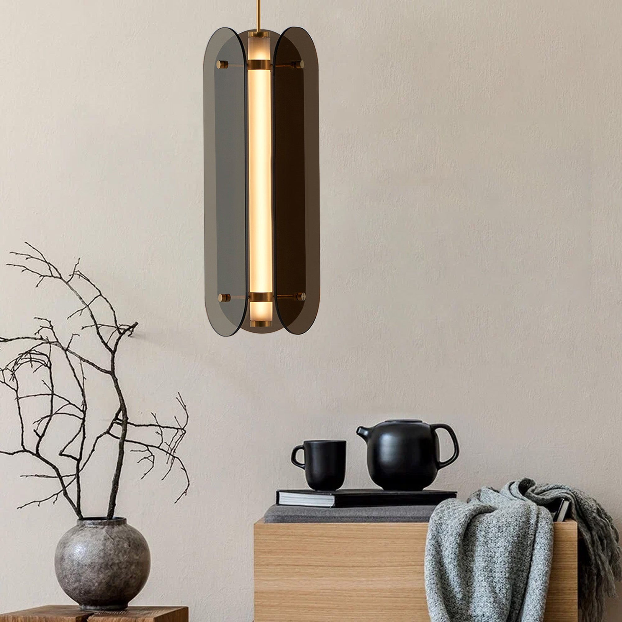 Lampa Sufitowa Wisząca Czarna App1676-cp Long  2