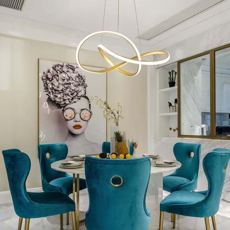 Lampa Sufitowa Wisząca Led App1601-cp Gold  6