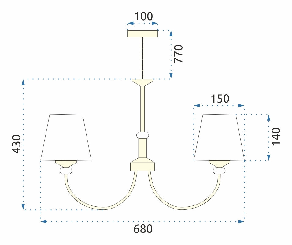 Lampa Wisząca Z Kryształami APP1014-5CP  8