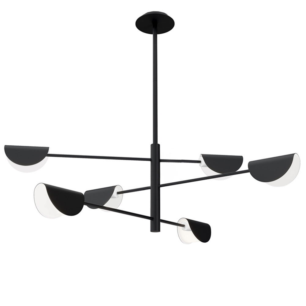 Lampa Sufitowa Wisząca APP1261-6CP Black  1