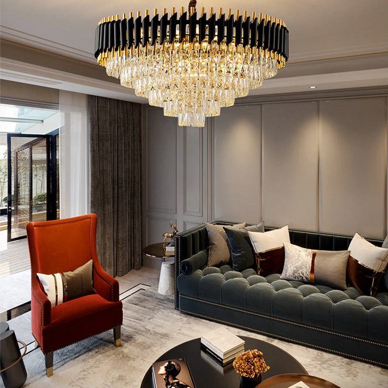 Lampa Wisząca Z Kryształami App1058-cp  6